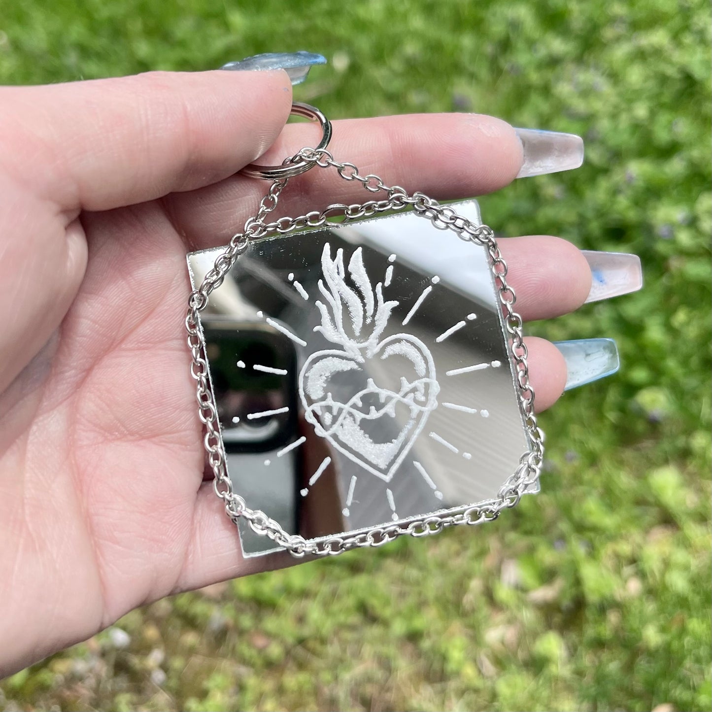 Sacred Heart Keychain