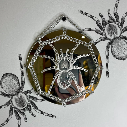 Tarantula Etched Mirror