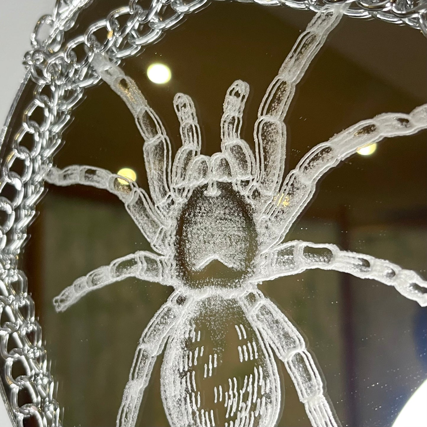 Tarantula Etched Mirror