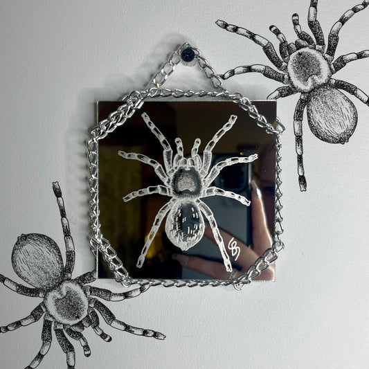 Tarantula Etched Mirror