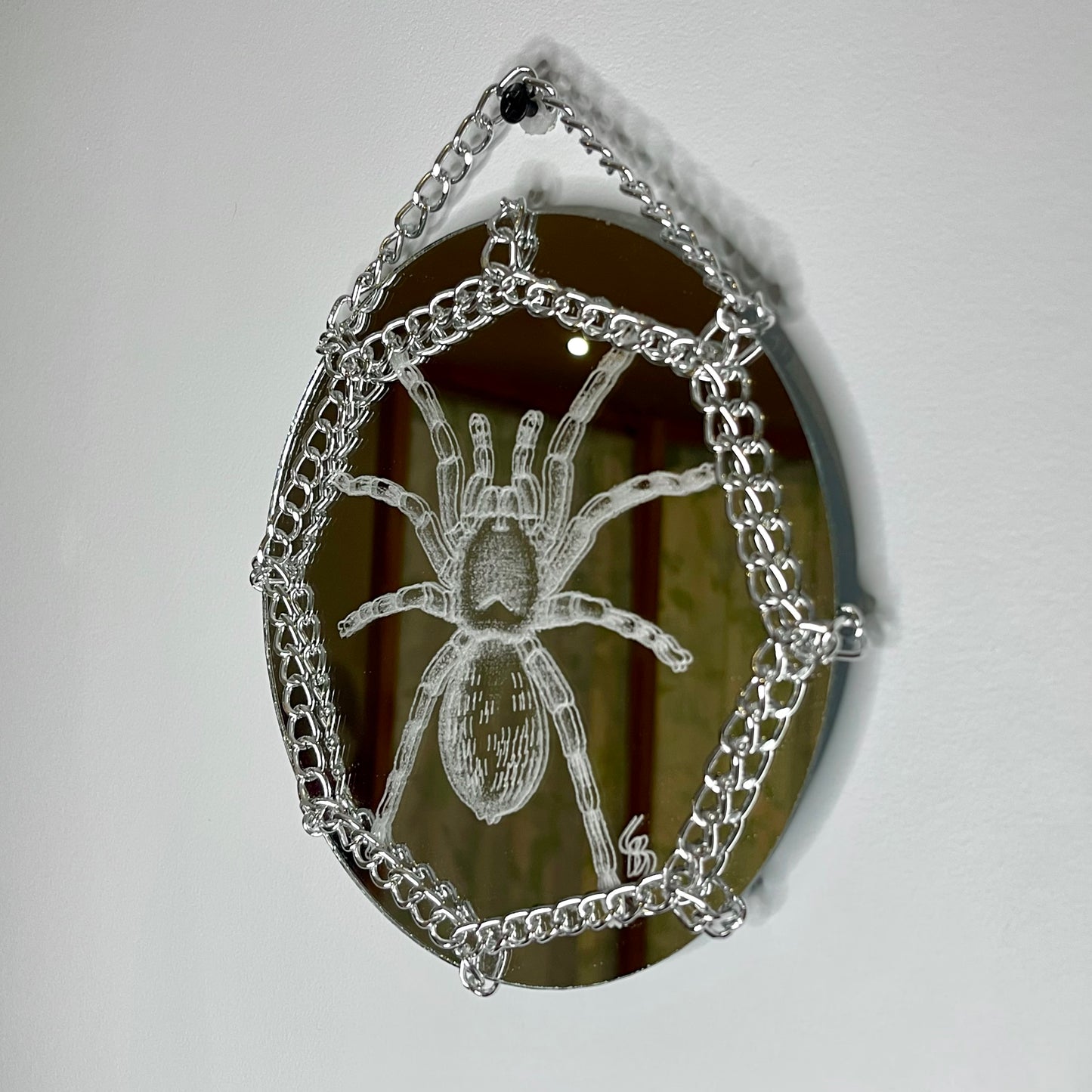 Tarantula Etched Mirror